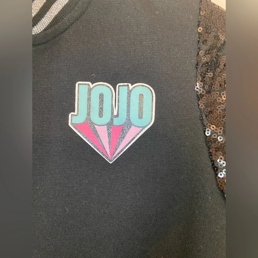JoJo Siwa Rainbows Cupcakes Glitter Sequin Bomber Jacket Size Medium - Picture 7 of 8